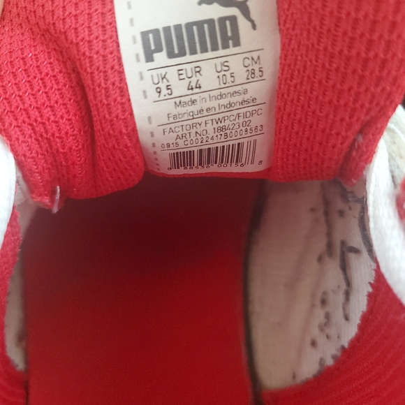 Puma  white shoes for men's size 10.5 - Picture 6 of 7